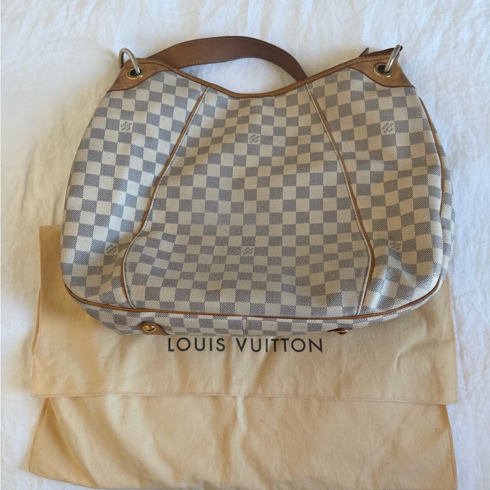 LOUIS VUITTON Damier Azur Galliera GM Hobo - Picture 3 of 6
